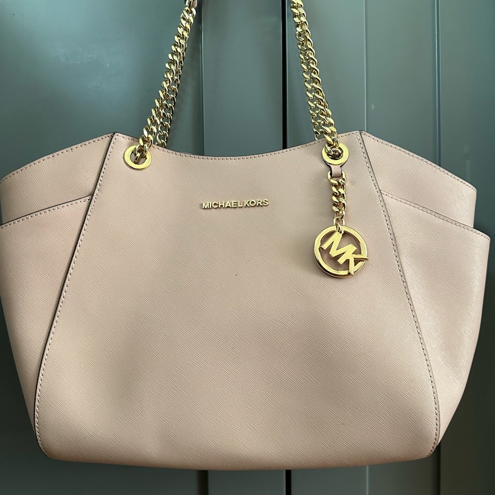Michael Kors Jet Set Travel Lg Chain Tote